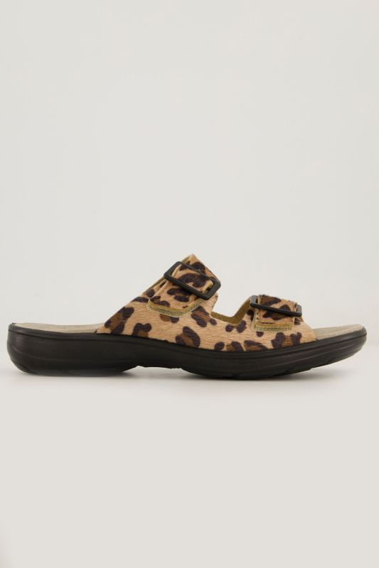 Mules en cuir Jomos, semelle Air-Comfort - largeur&nbsp;H