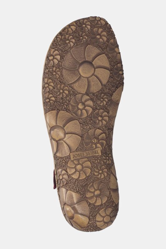 Sandales en cuir Josef Seibel, fermeture à scratch - largeur&nbsp;G