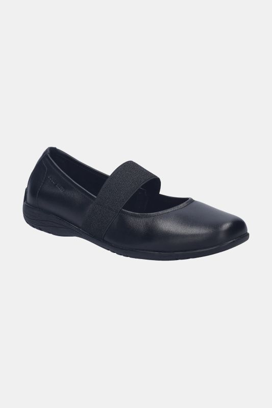 Ballerines en cuir Josef Seibel, bride élastique - largeur&nbsp;G