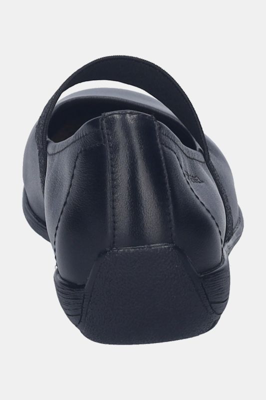 Ballerines en cuir Josef Seibel, bride élastique - largeur&nbsp;G