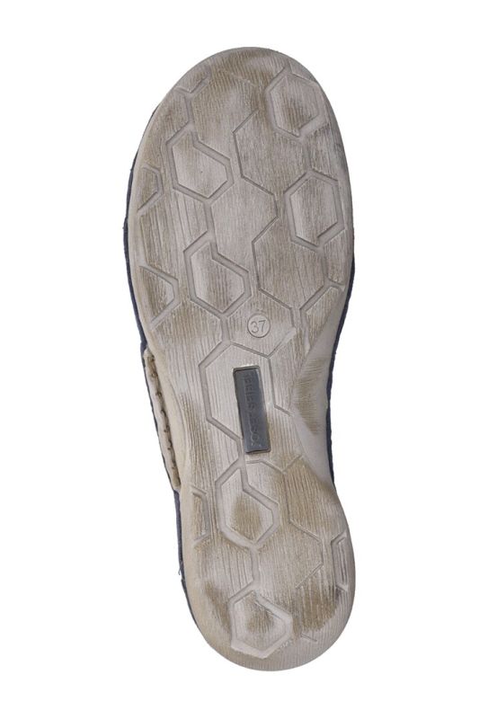 Chaussures en cuir à enfiler, marque Josef Seibel, empiècement élastique - largeur&nbsp;G