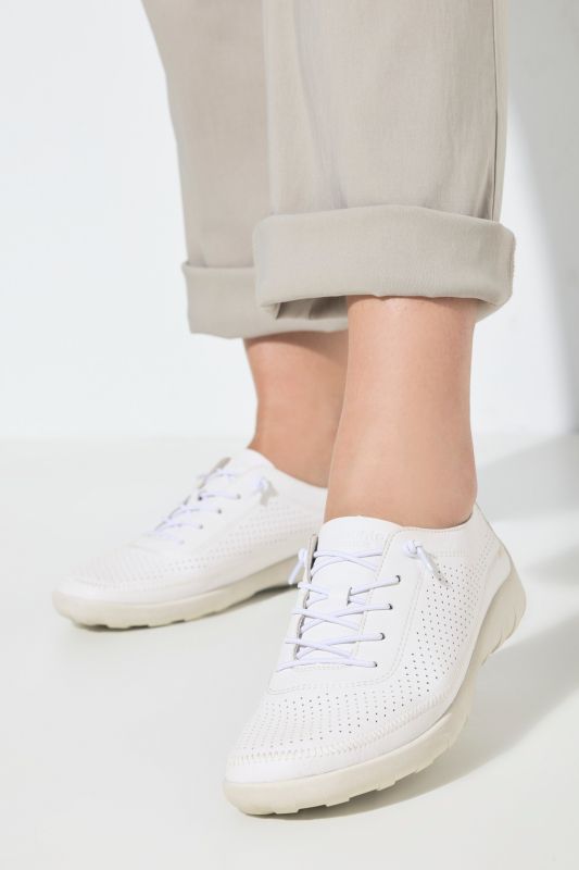 Chaussures à lacet en cuir, semelle intérieure amovible – largeur&nbsp;G