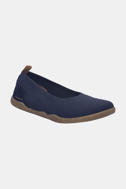 Ballerines en cuir «&nbsp;pieds nus&nbsp;», marque Josef Seibel - largeur confortable
