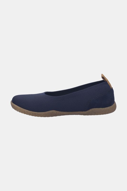 Ballerines en cuir «&nbsp;pieds nus&nbsp;», marque Josef Seibel - largeur confortable