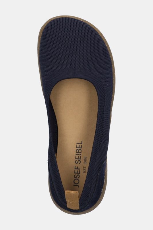 Ballerines en cuir «&nbsp;pieds nus&nbsp;», marque Josef Seibel - largeur confortable