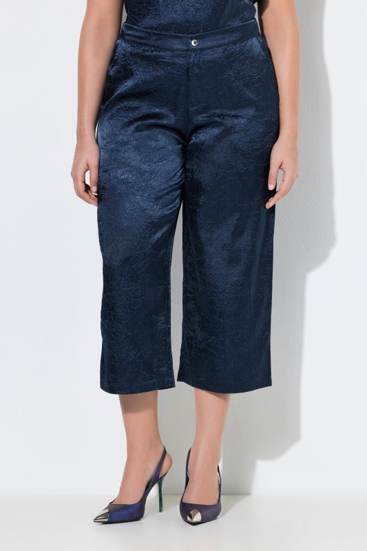 Jupe-culotte Mary, jambe droite et large, taille confortable