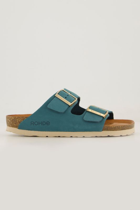 Mules en cuir suédé Rohde - largeur&nbsp;G