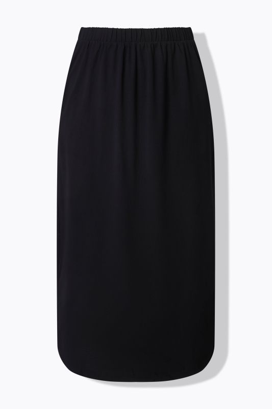 Jupe maxi avec poches, coupe droite et taille élastique