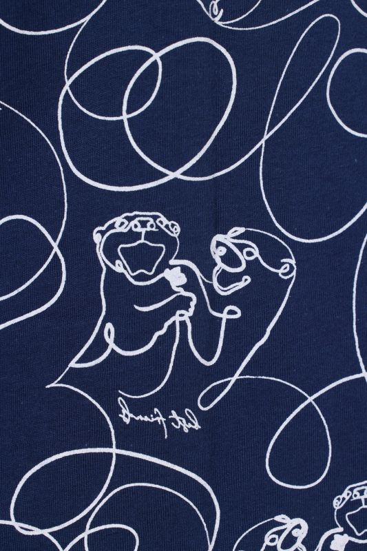 T-shirt animaux fantaisie, coupe Classic Fit, col en V et manches courtes