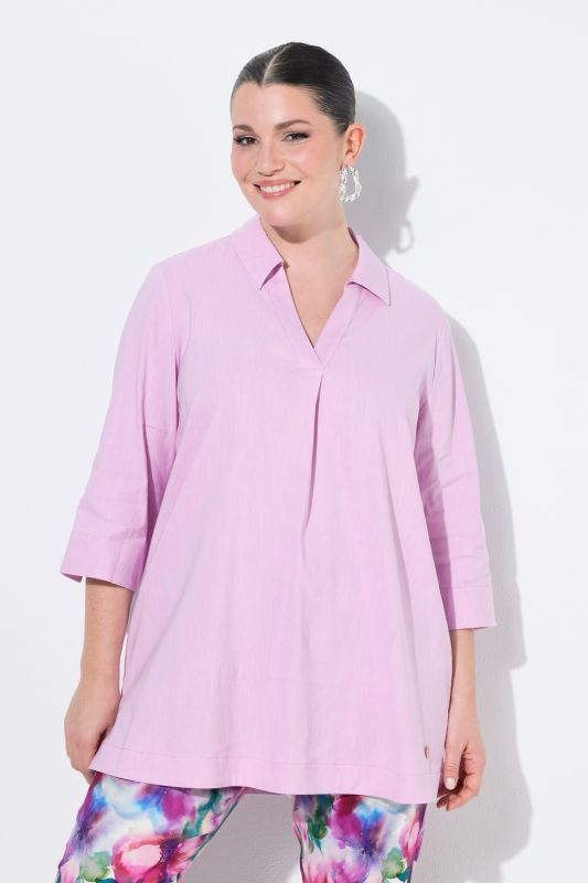 Tunique en lin mélangé