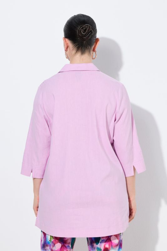 Tunique en lin mélangé