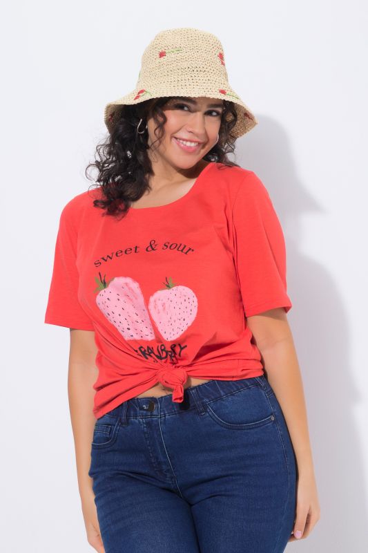 Chapeau en paille de papier, motif fleurs