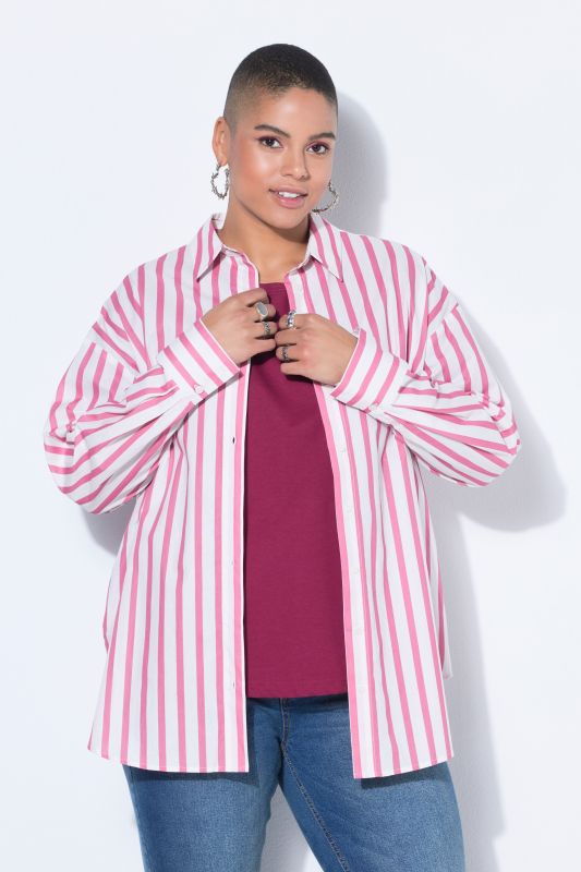 Chemisier oversize à rayures