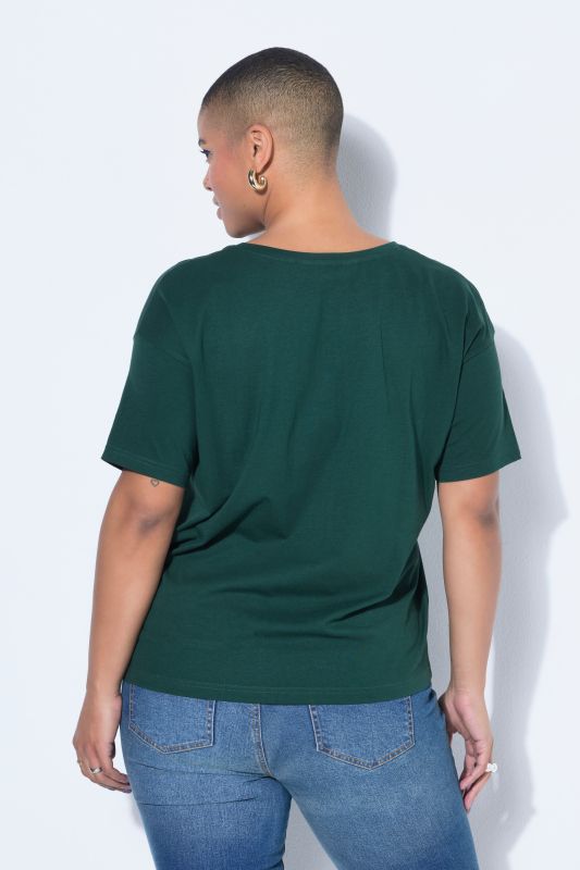 T-shirt Basic, coupe relaxed à épaules basses