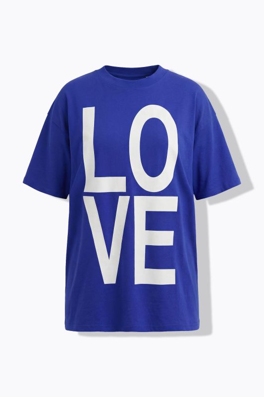 T-shirt oversize à manches courtes. Imprimé LOVE
