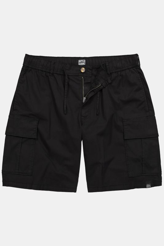 Bermuda cargo STHUGE, taille élastique, coupe Baggy Fit - jusqu'à la taille 74