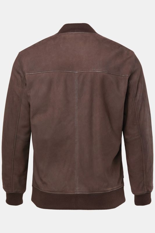 Blouson en cuir JP1880, en cuir d'agneau, encolure style veste teddy – jusqu'au 7 XL