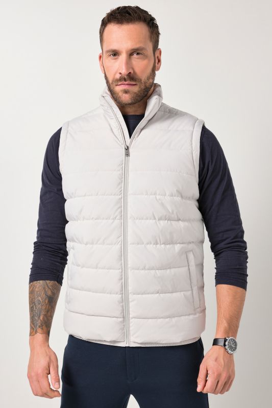 Gilet matelassé JP 1880, col montant et ventre confort, collection Outdoor - jusqu'au 8 XL