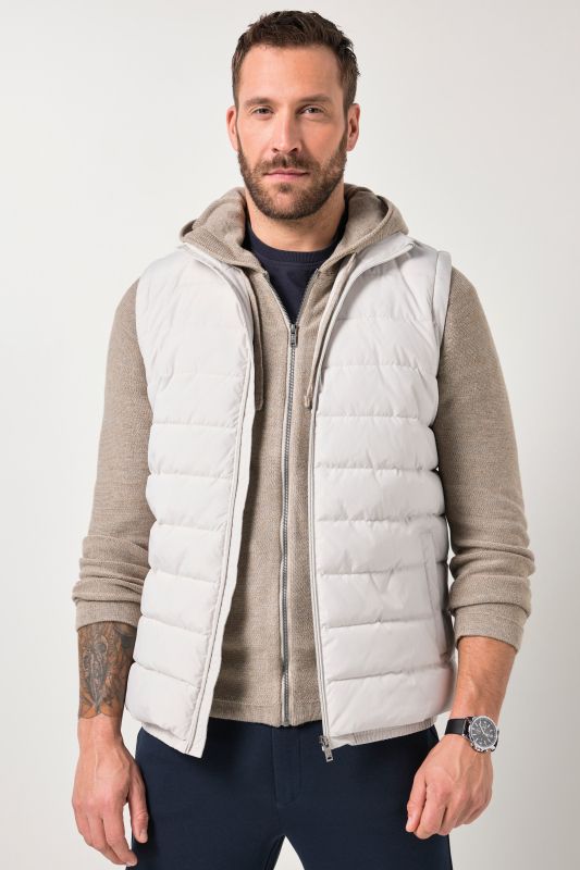 Gilet matelassé JP 1880, col montant et ventre confort, collection Outdoor - jusqu'au 8 XL