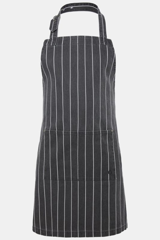 Tablier JP 1880 en denim rayé, sangle ajustable - jusqu'au 7 XL