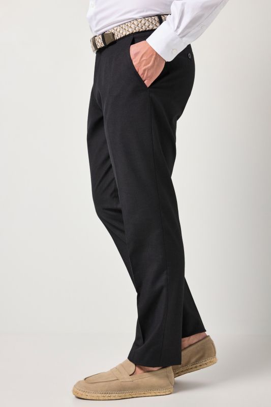 Pantalon de ville JP 1880 en lin mélangé, technologie FLEXNAMIC®, combinable avec d'autres articles de la gamme Korsika, collection Business - jusqu'à la taille 38