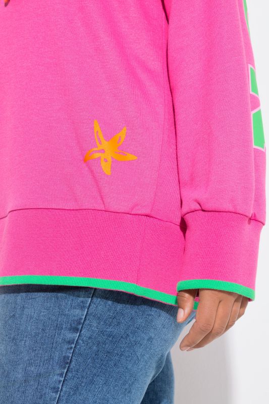 Sweat-shirt à capuche, avec imprimé dans le dos