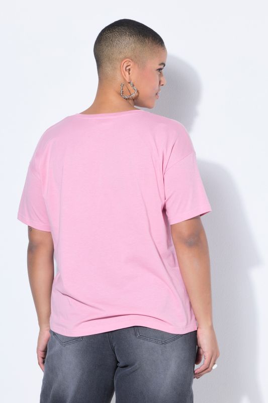 T-shirt oversize avec des ronds en tissu