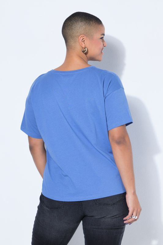 T-shirt oversize avec des ronds en tissu