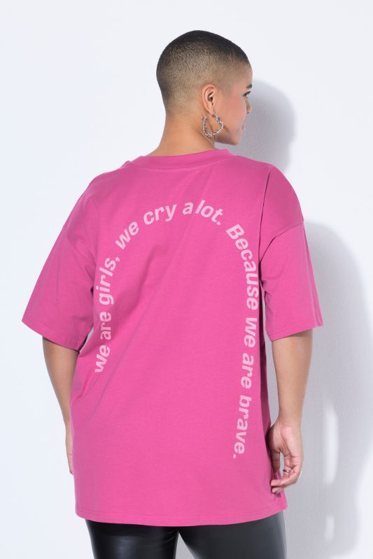 T-shirt oversize, imprimé nœud