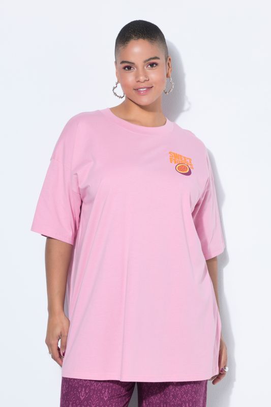 T-shirt oversize, imprimé fruits