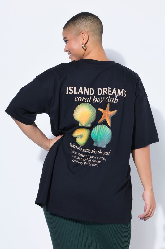 T-shirt oversize, imprimé pâtisserie