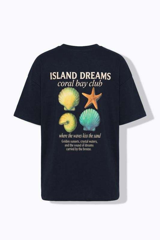 T-shirt oversize, imprimé pâtisserie