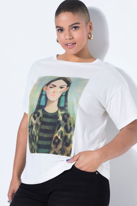 T-shirt oversize à motif femmes