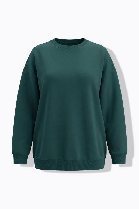 Sweat-shirt oversize, message sportif