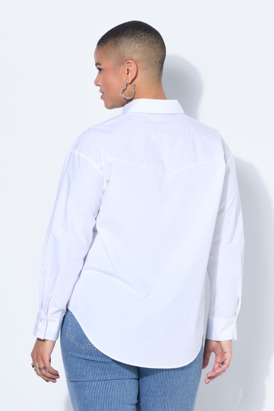 Chemisier oversize à rivets fantaisie