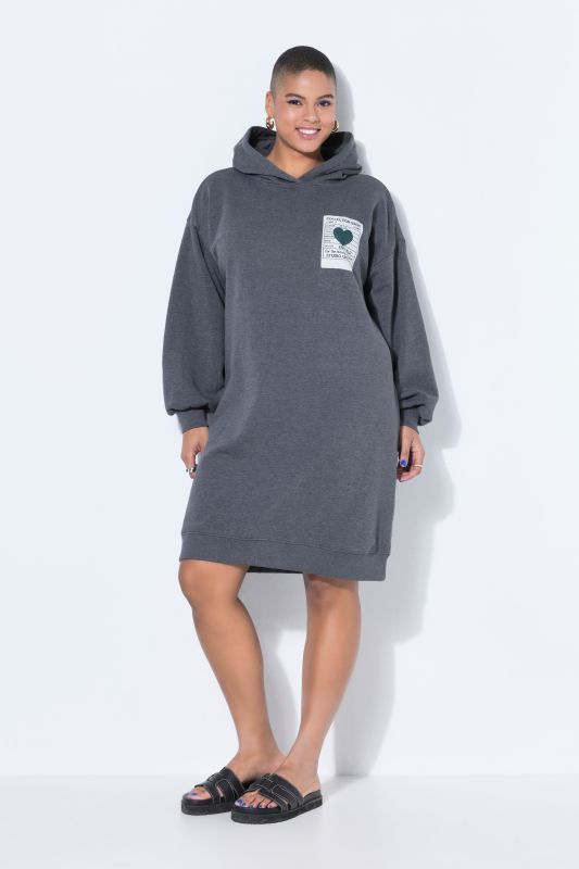 Robe à capuche oversize en molleton