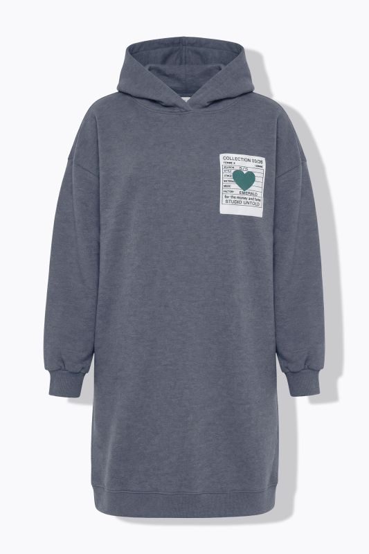 Robe à capuche oversize en molleton