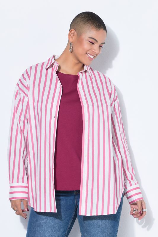 Chemisier oversize à rayures