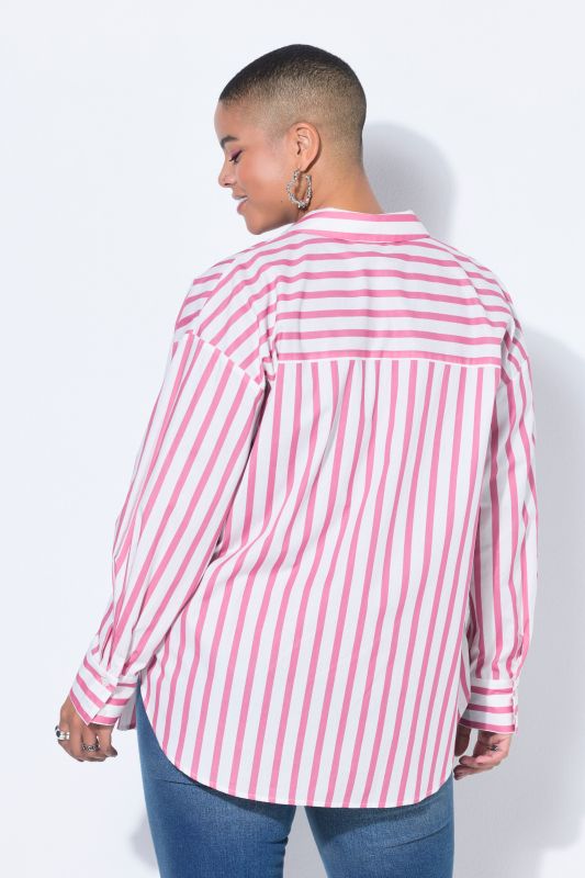 Chemisier oversize à rayures