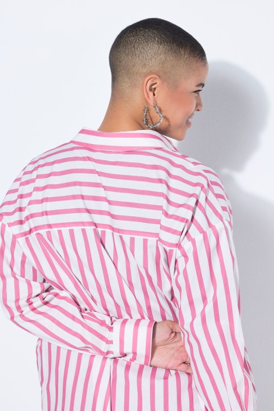 Chemisier oversize à rayures