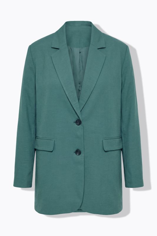 Blazer oversize aspect lin, doublure intégrale