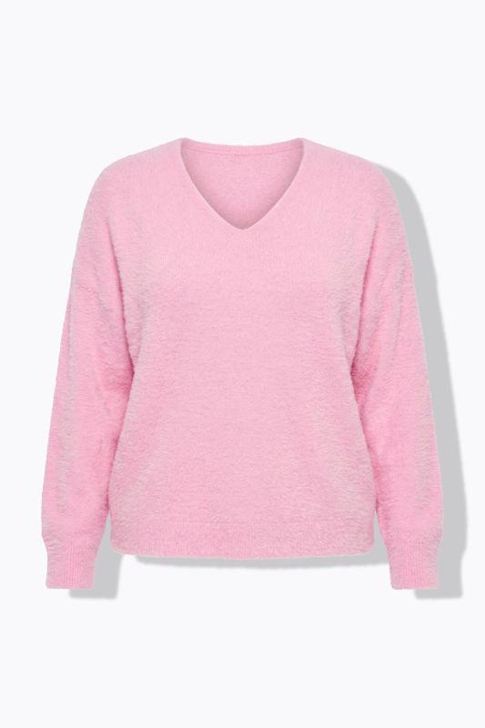 Pull coupe Boxy, maille bouclée