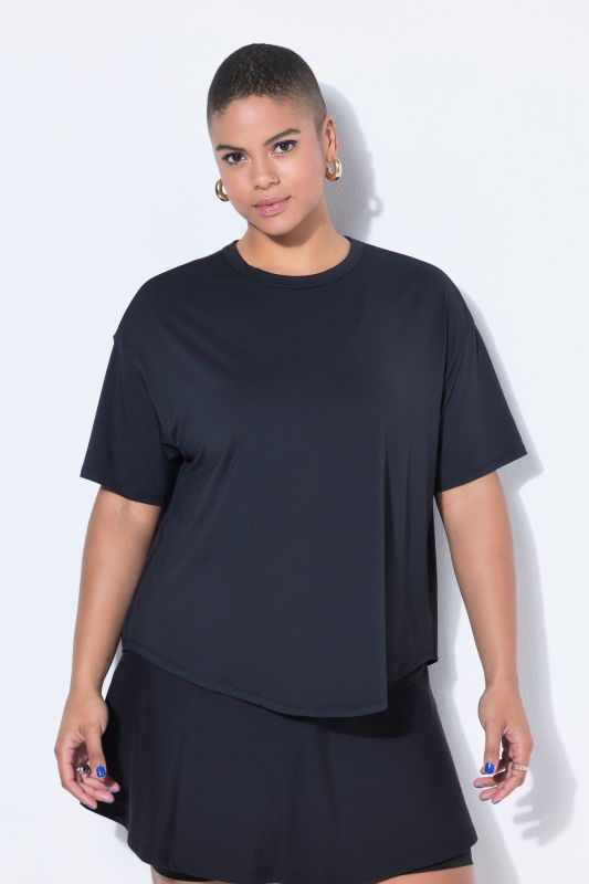 T-shirt de sport oversize, bande Get Strong dans le dos