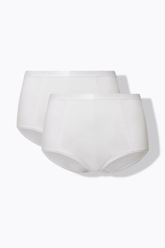 Lot de 2&nbsp;culottes maxi sculptantes, en coton bio