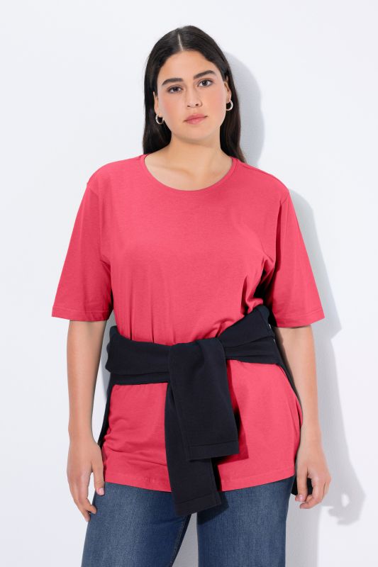 T-shirt coupe Relaxed Fit, décolleté rond et manches courtes