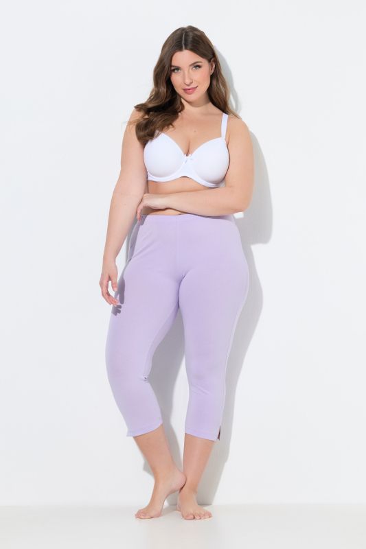 Pantalon corsaire, longueur 7/8. Taille élastique - jusqu'au 68/70