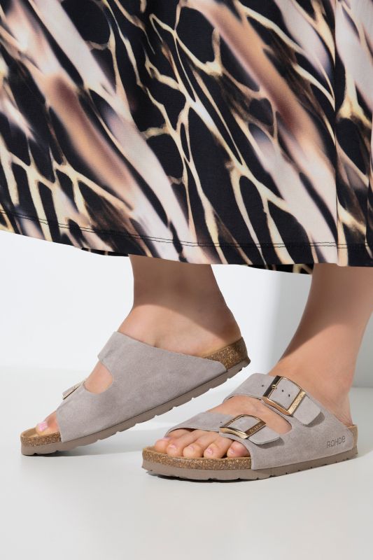 Mules en cuir Rohde Shoes - largeur confortable