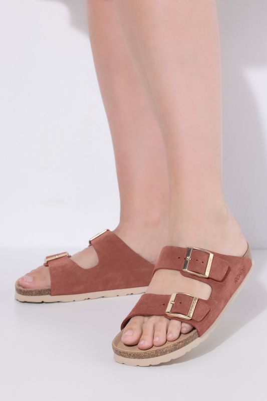Mules en cuir Rohde Shoes - largeur confortable