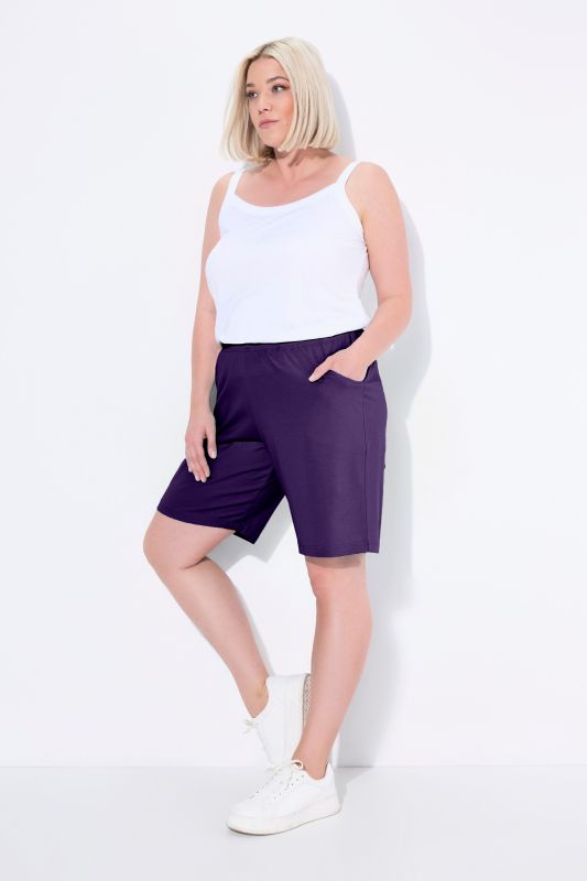 Short en jersey. Taille élastique et poches