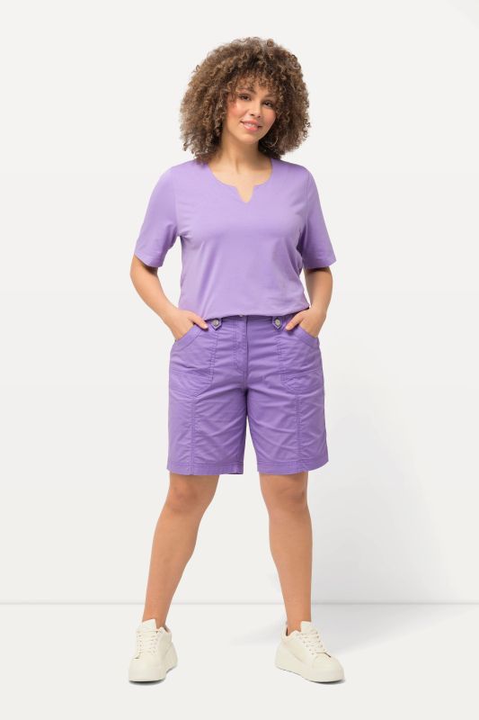 Bermuda cargo 4 poches. Taille confortable